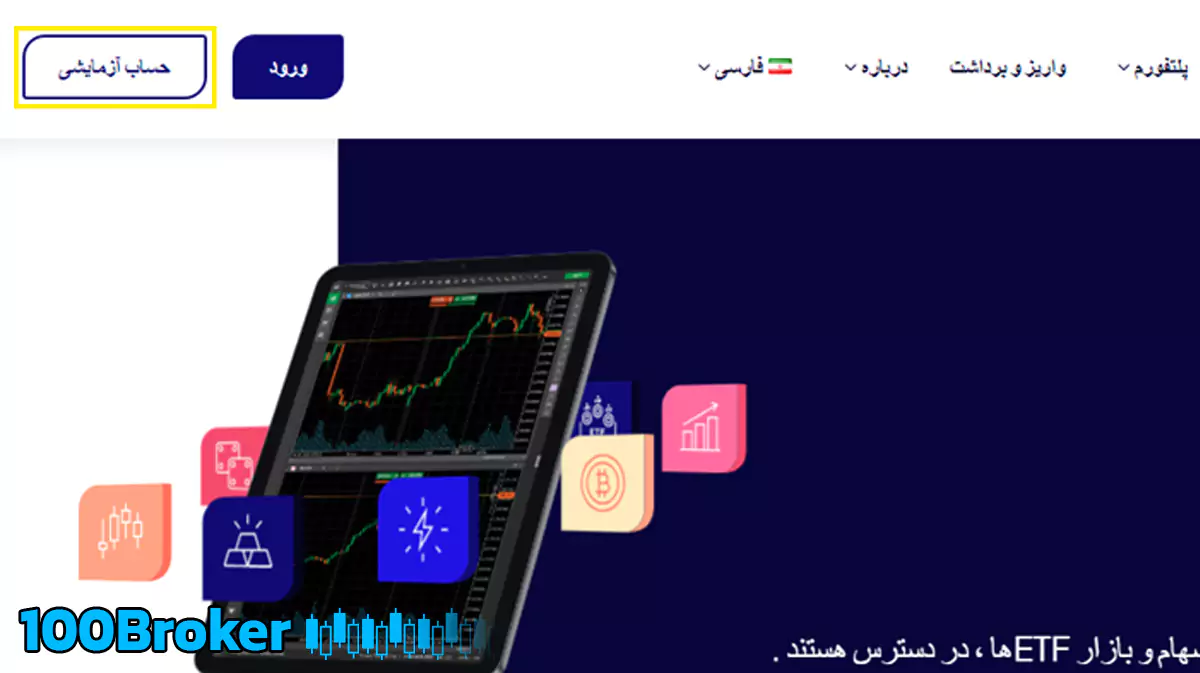 ثبت نام در بروکر آیا مارکتس